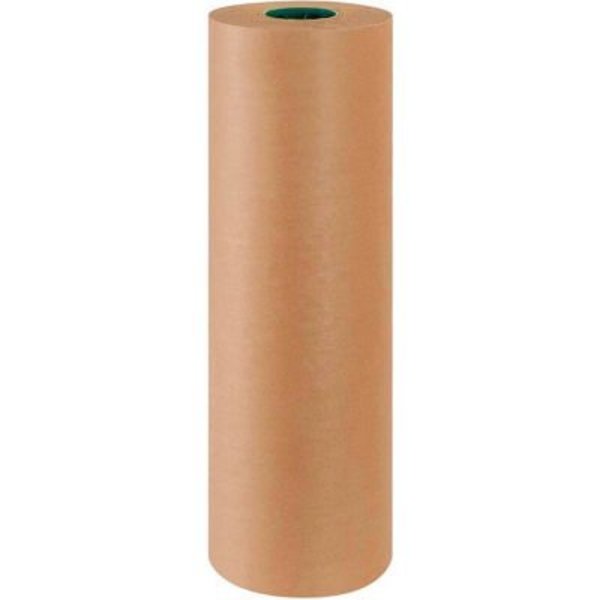 The Packaging Wholesalers Poly Coated Virgin Kraft Paper, 50 lbs., 24"W x 600'L, 1 Roll PKPPC2450